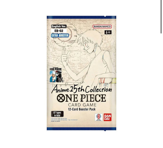 One Piece Anime 25th Collection EB02 Extra Booster pack